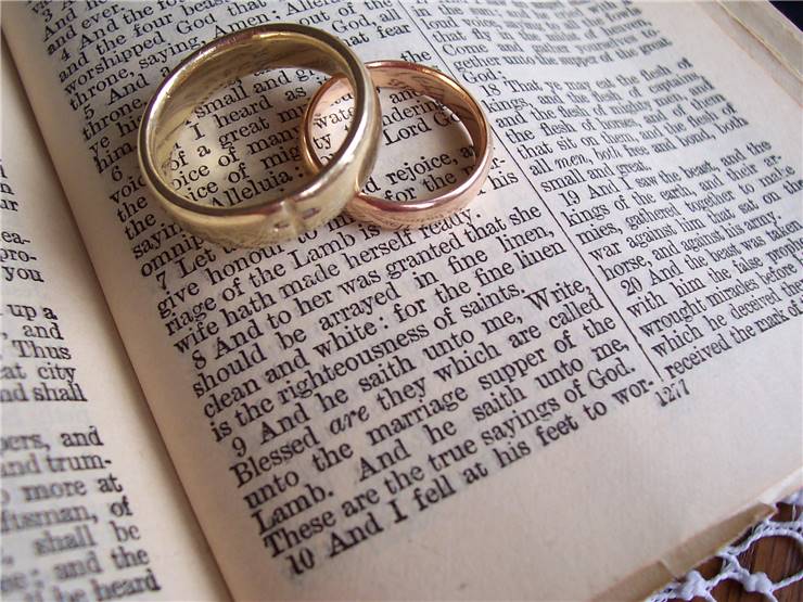 Wedding rings symbols